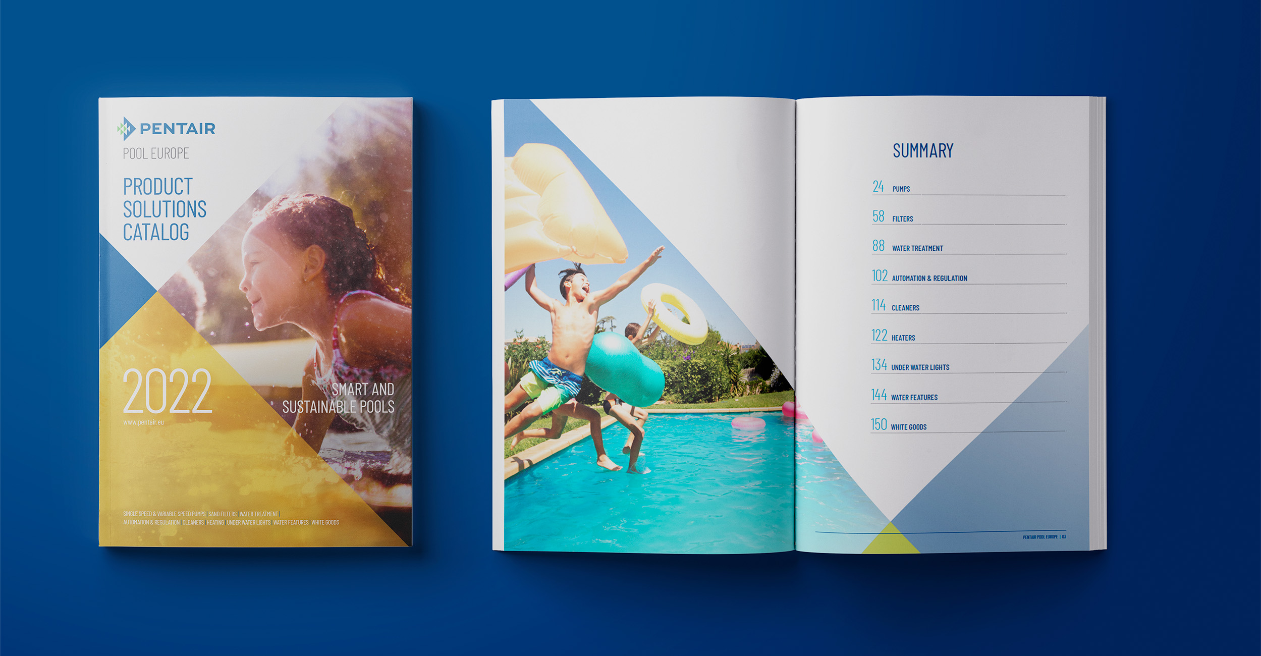 Pentair graphisme edition catalogue print 2022