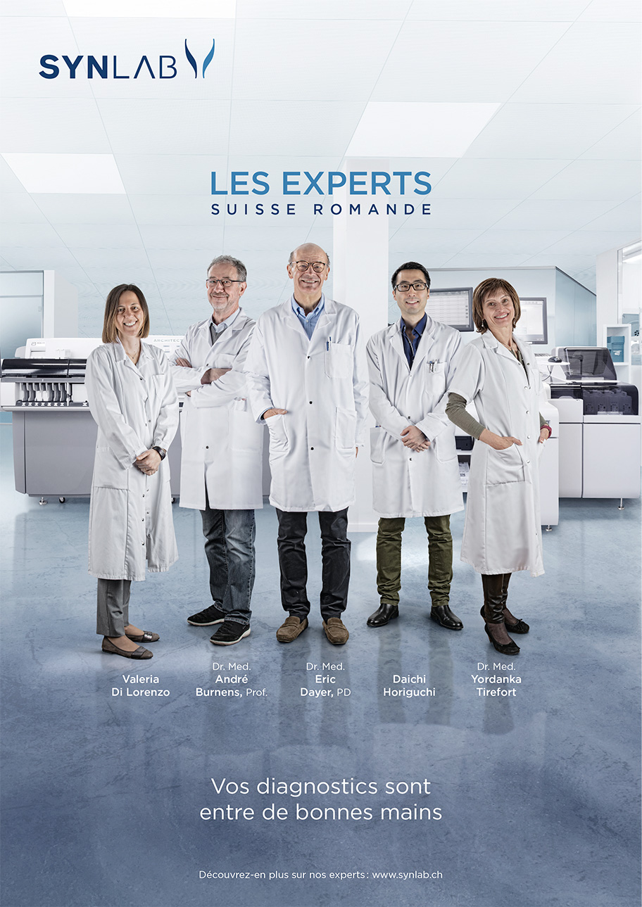 Synlab campagne de communication affiche concept