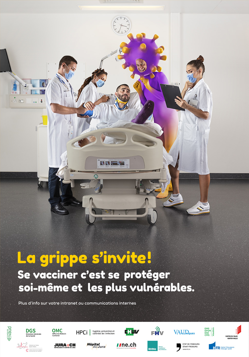 Campagne grippe chuv affiche 1