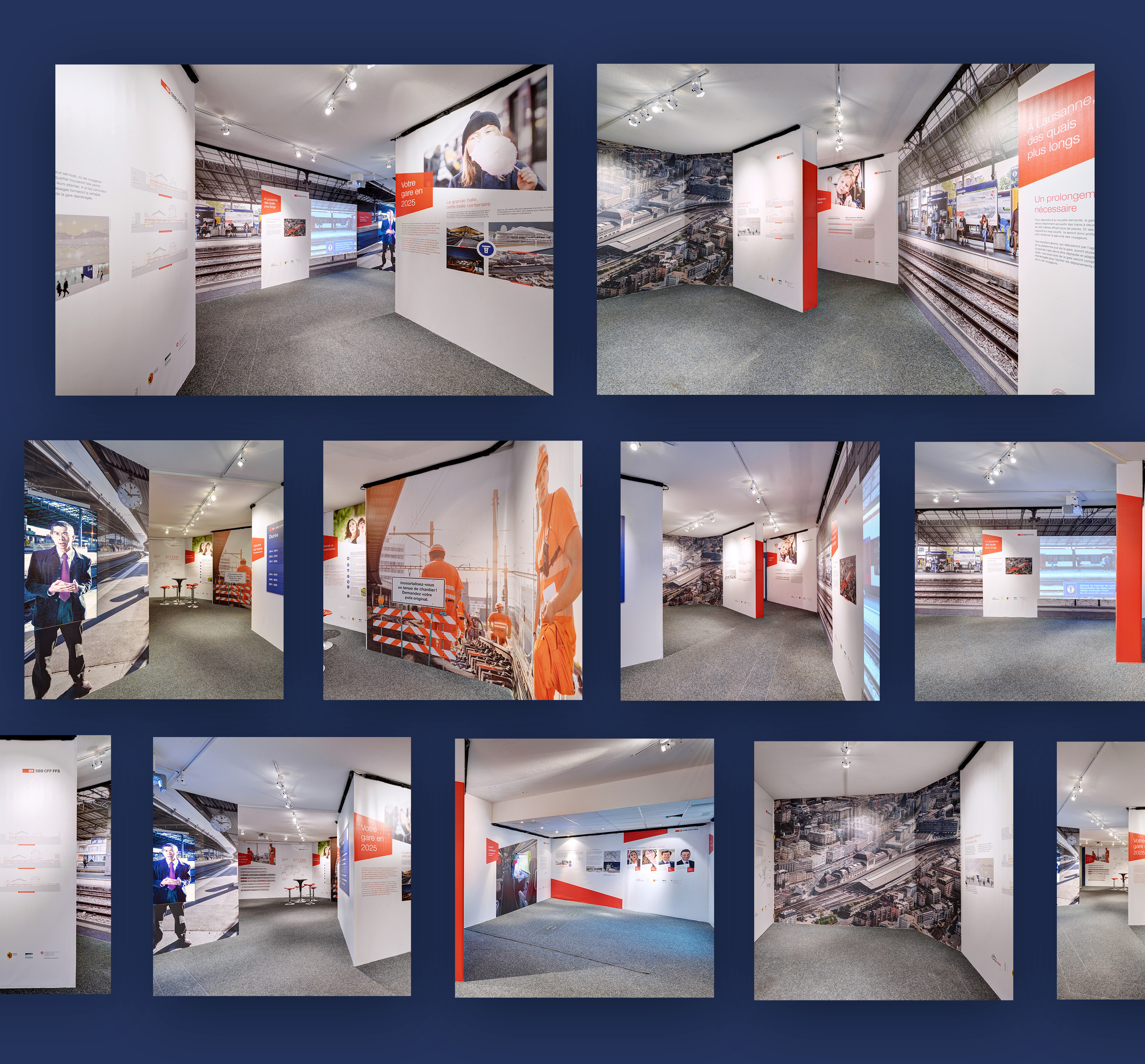 CFF communication Léman 2030 visite guiée du pavillon d'exposition