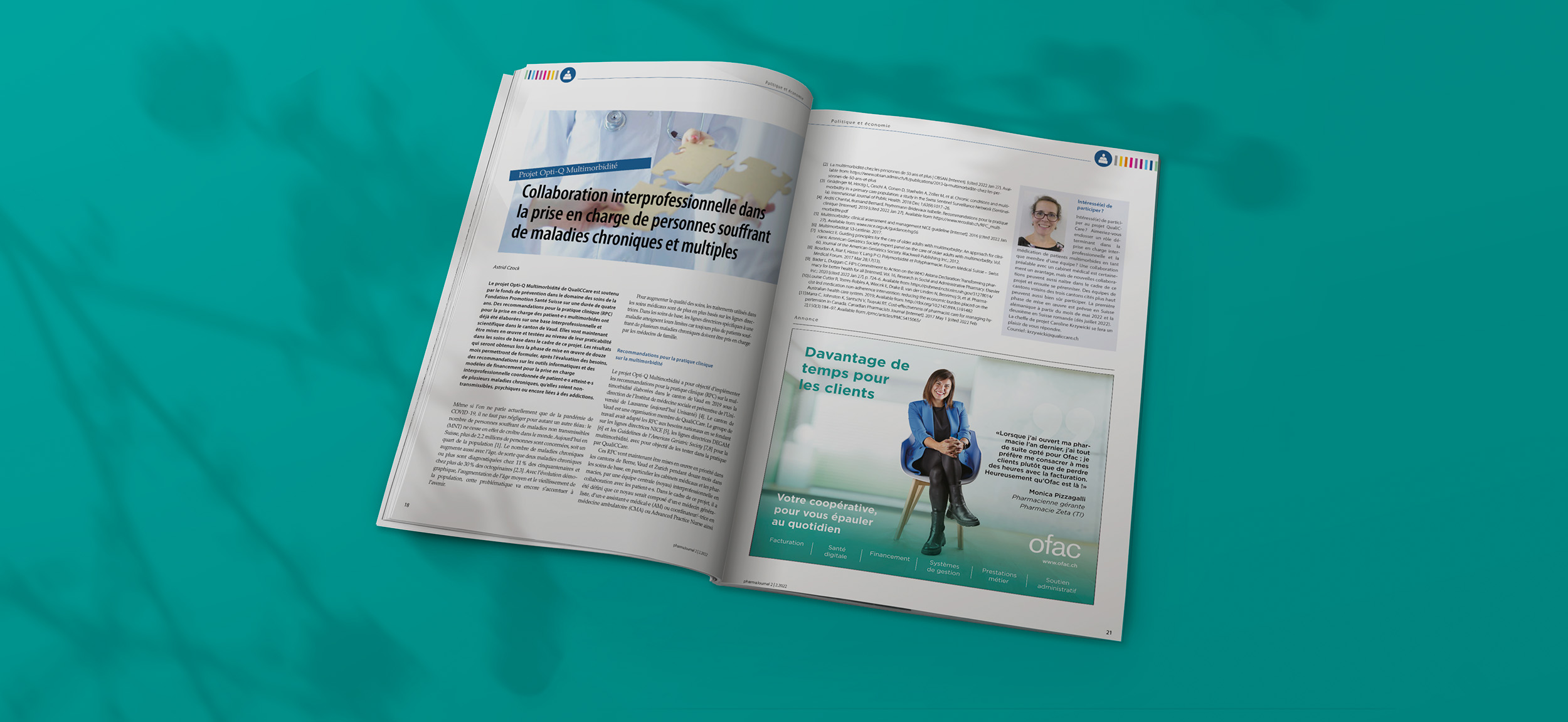 Ofac campagne de communication annonce demi-page