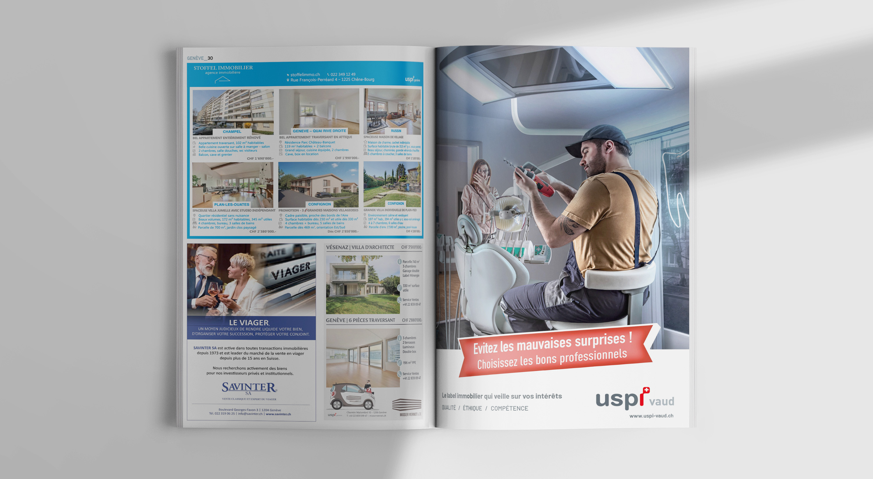 USPI campagne de communication annonce A4