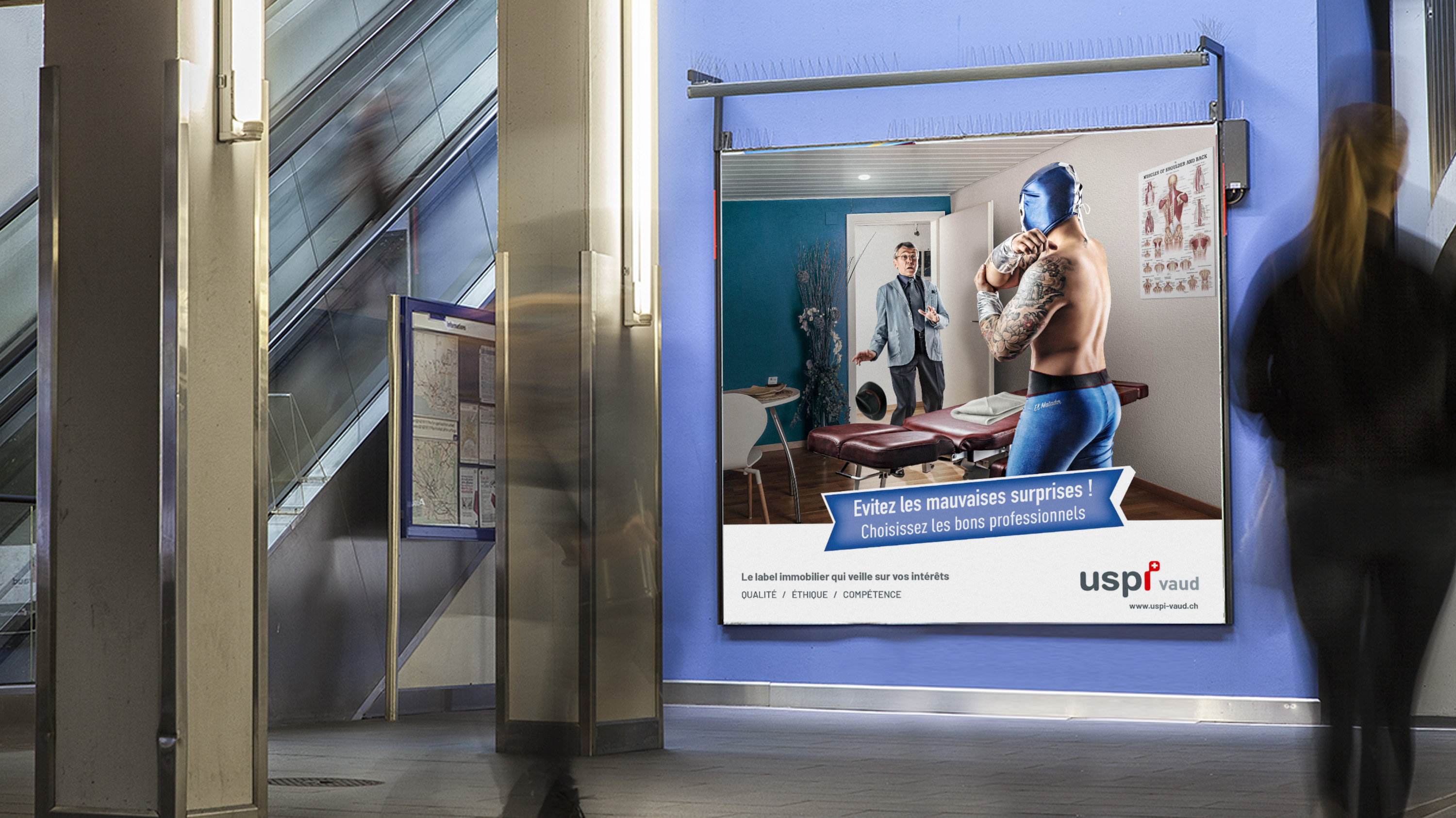 USPI campagne de communication affiche F24