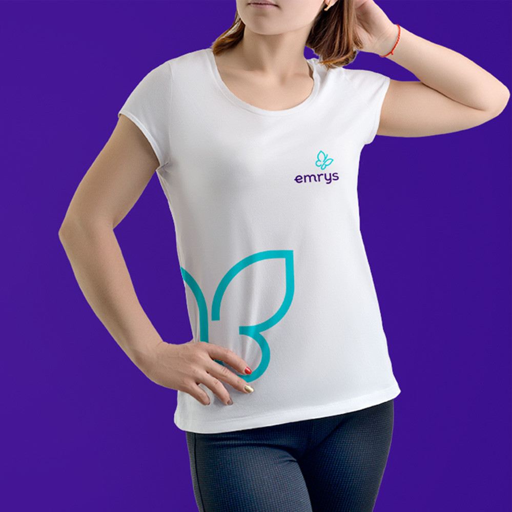 Emrys nouveau branding t-shirt