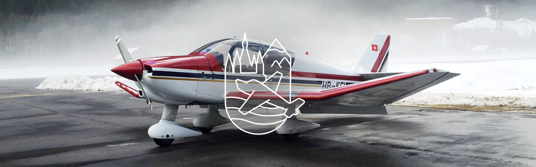 Nouveau logo du Lausanne Aeroclub par TAZ Communication