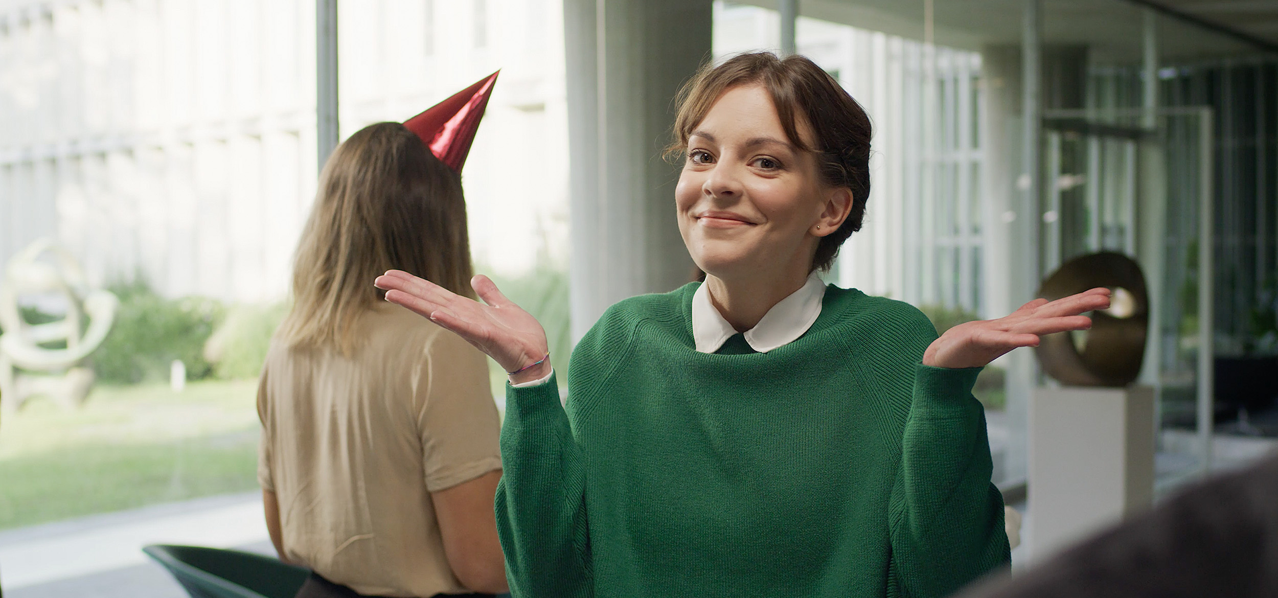 Vaudoise Assurance film publicitaire banner actrice principale