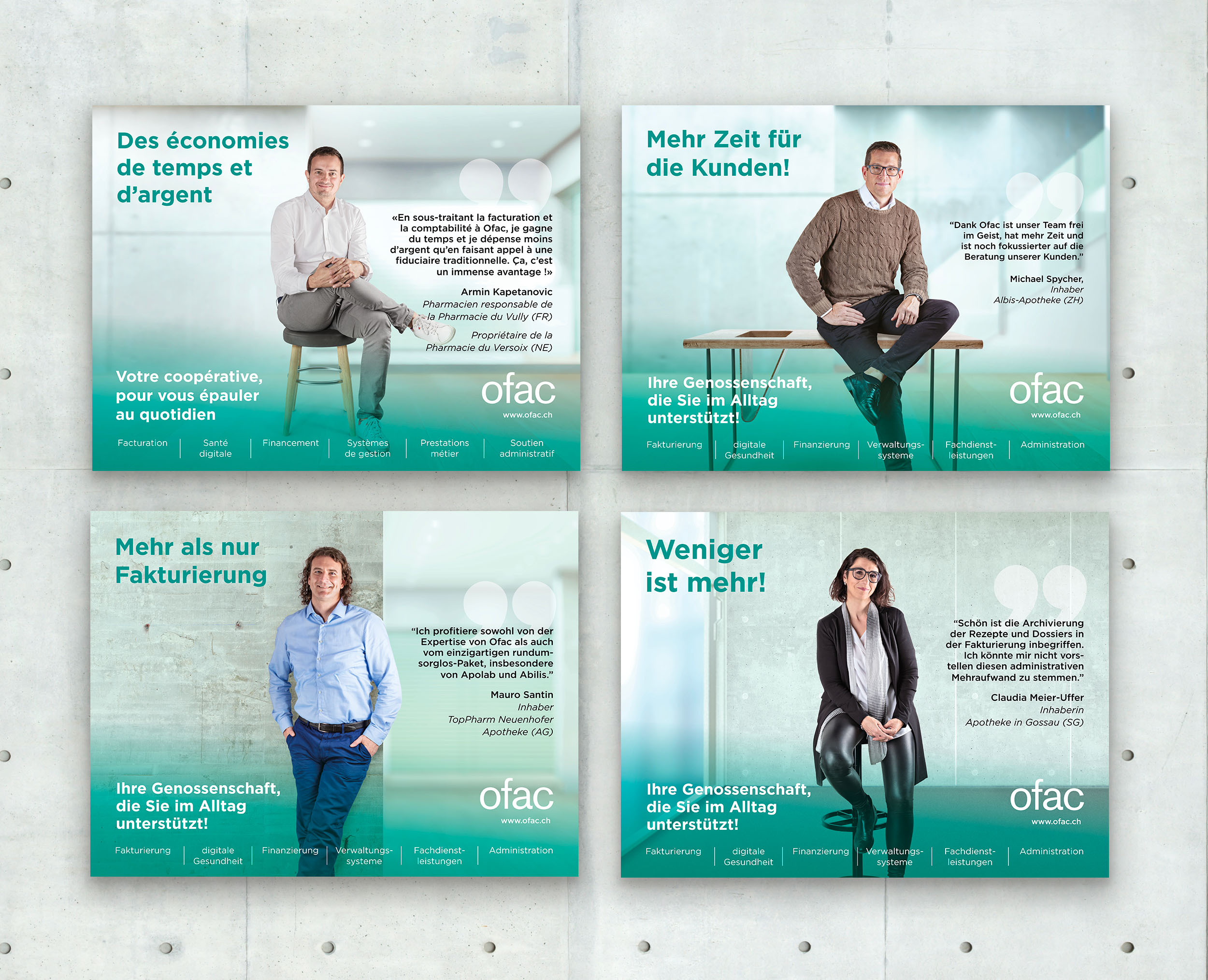 Ofac campagne de communication variantes de concept