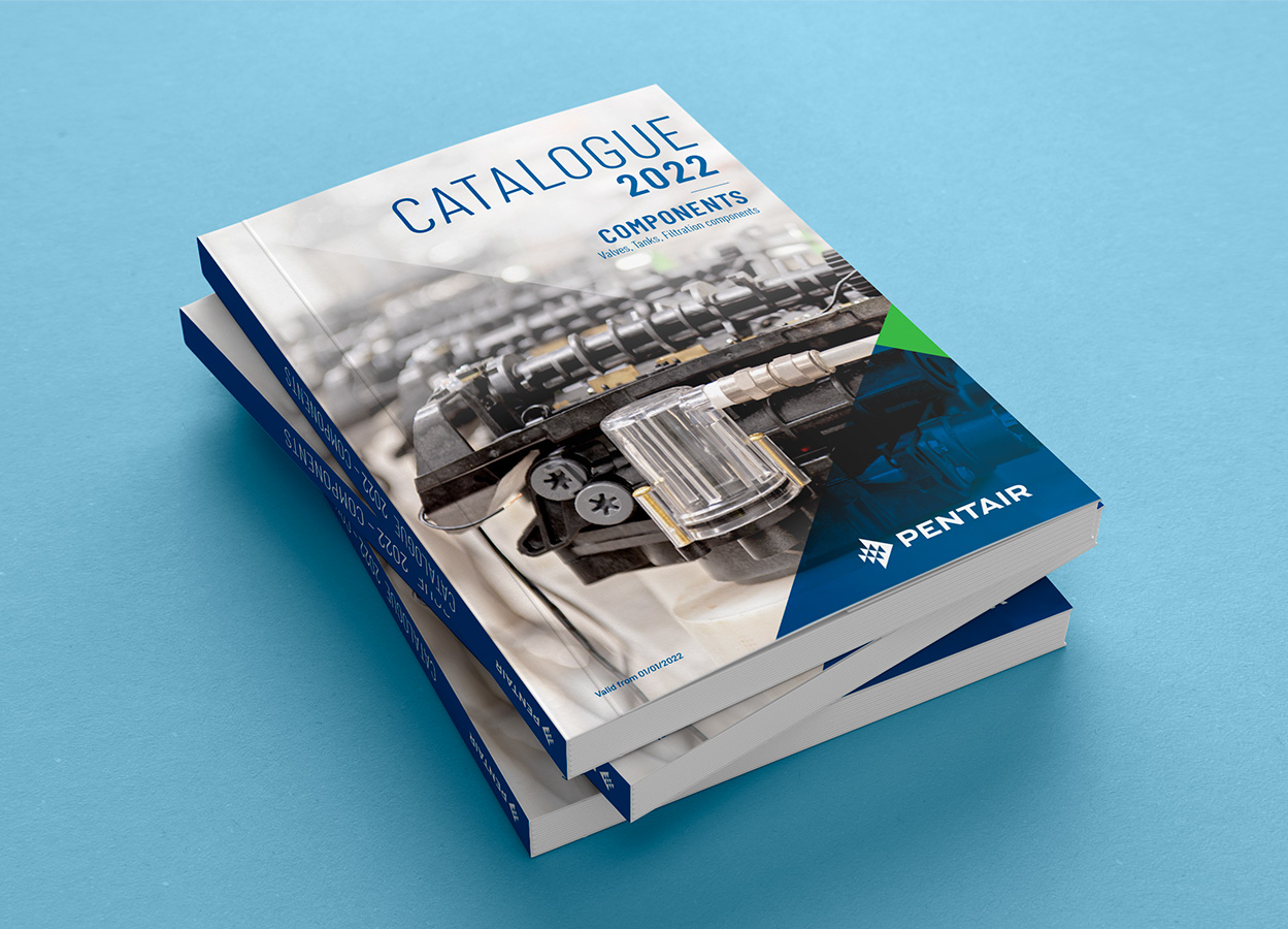 Pentair graphisme edition catalogue Components 2022