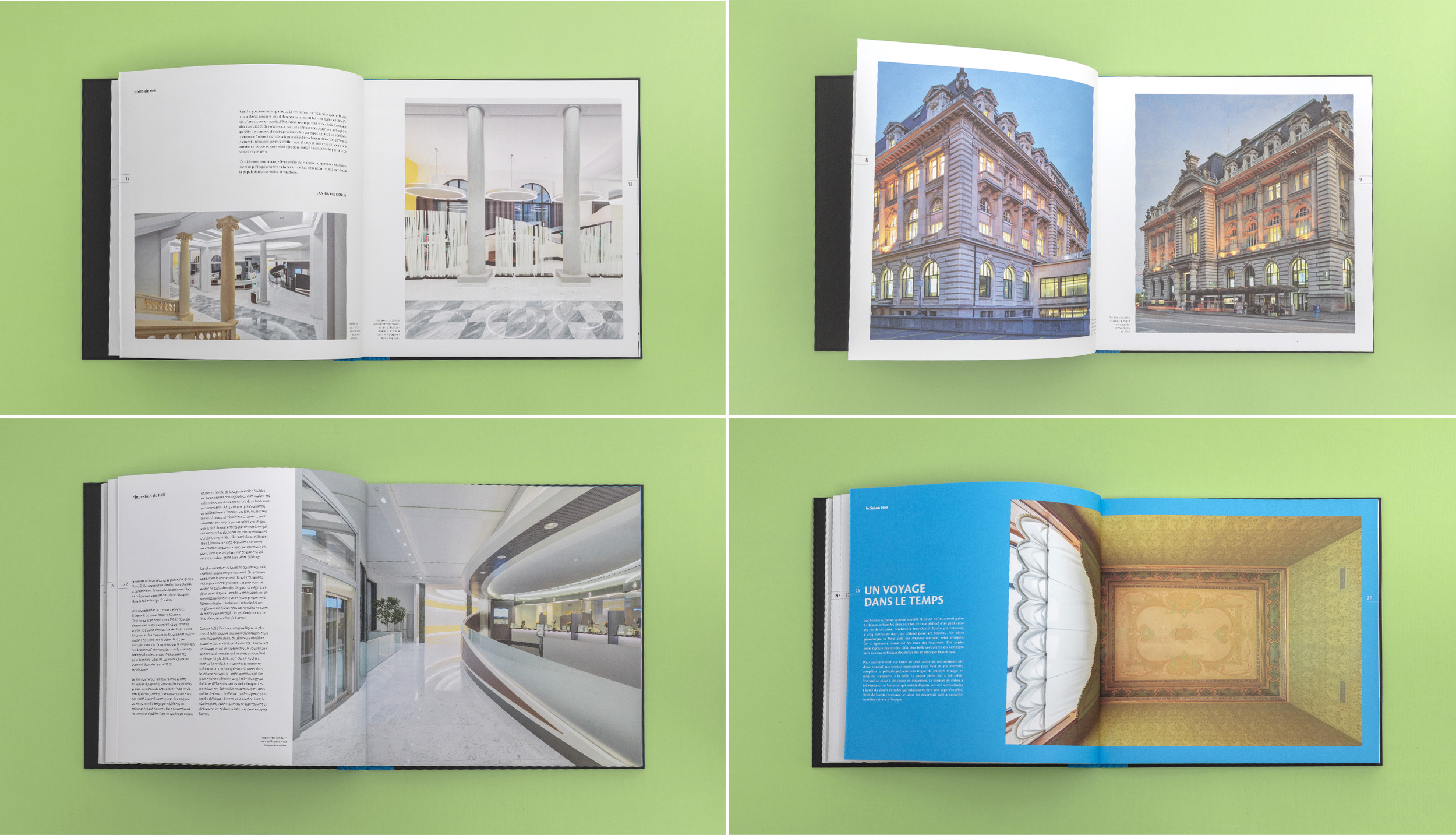 BCV graphisme livre architecture lausannoise mise en page