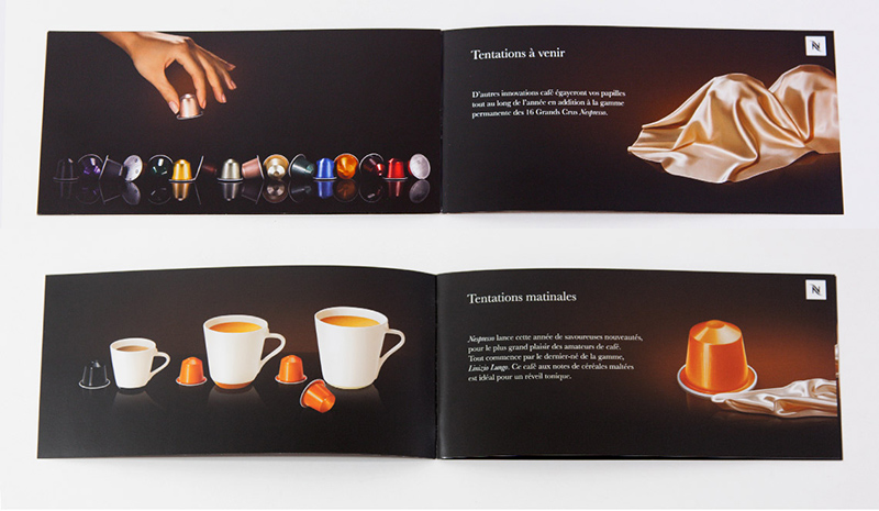 Nespresso campagne mailing intérieur flyer