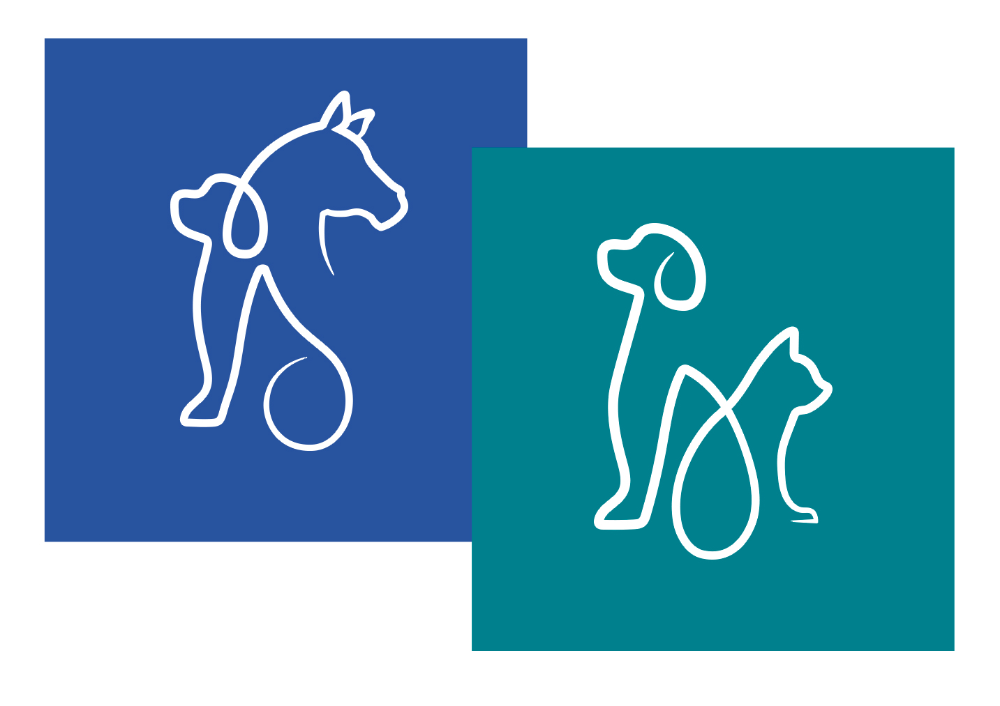 Biokema SativaVET logos illustrations