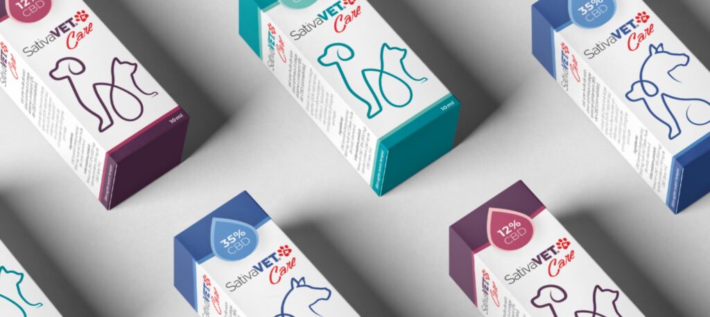 Biokema SativaVET packaging banner