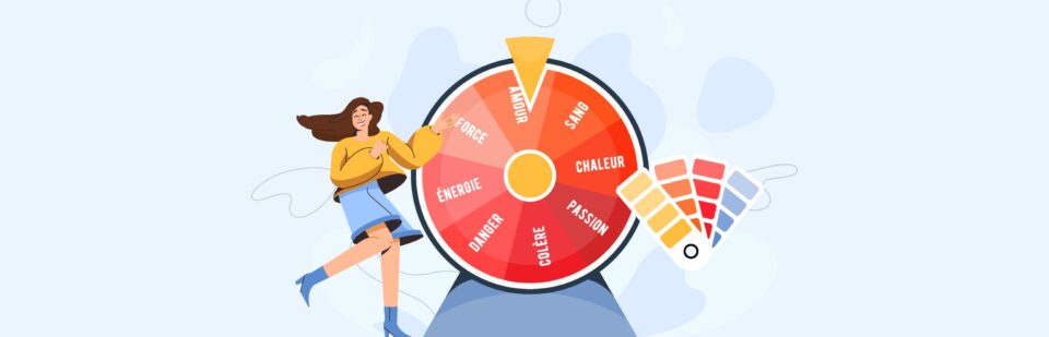 bannière signification des couleurs dans la communication