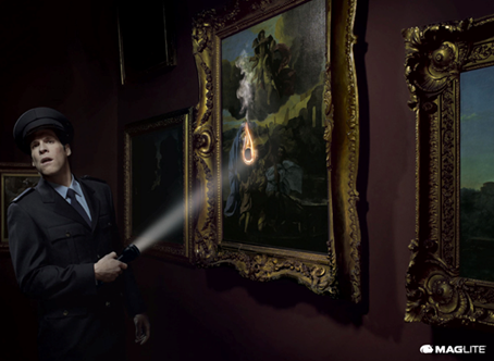 publicité humour noir maglite