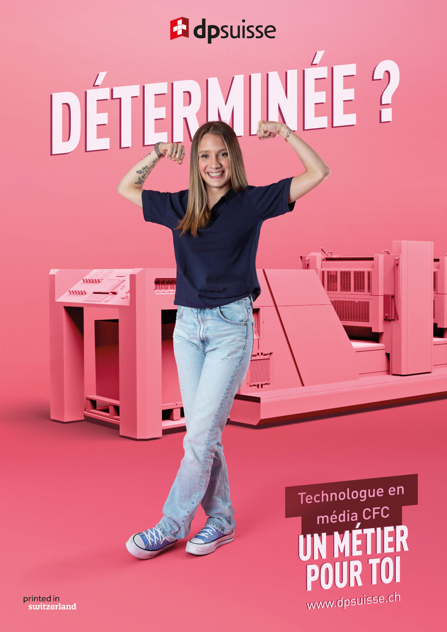 dpsuisse affiche campagne de communication technologue