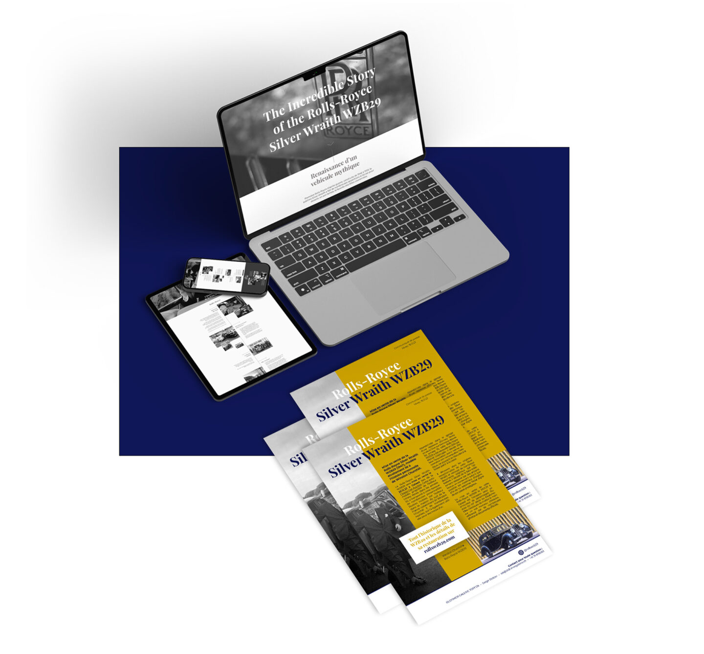 Rolls-Royce Churchill site web et communiqué de presse