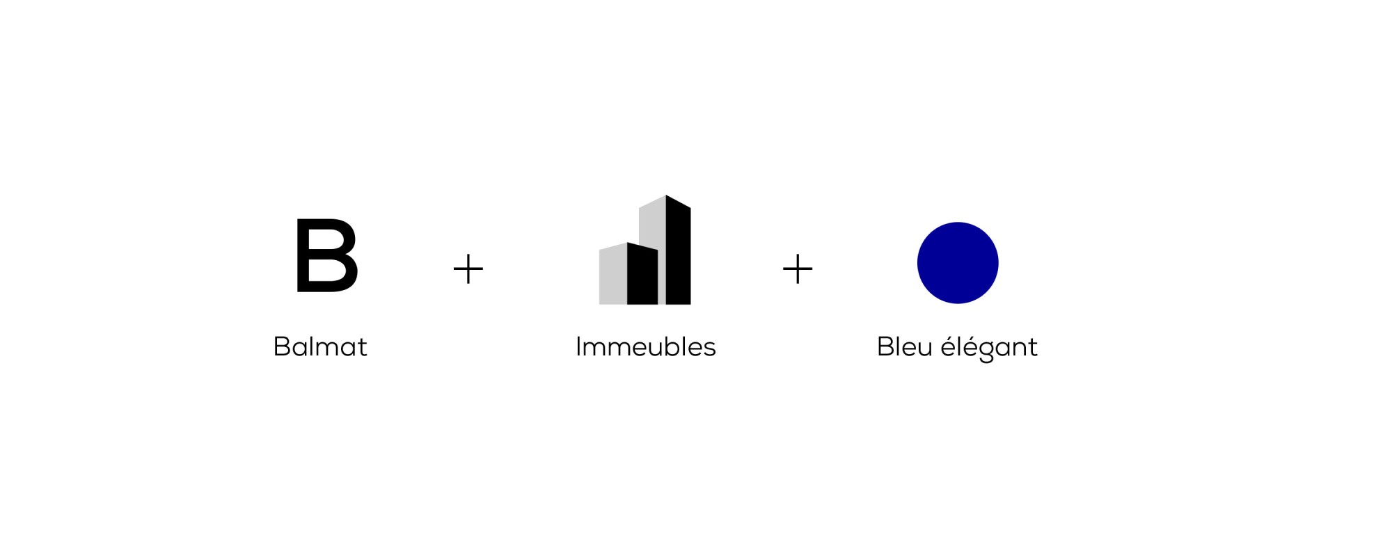 Concept du branding Balmat Immobilier