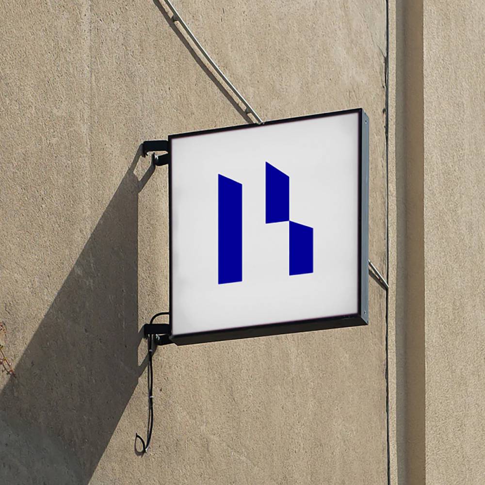 Enseigne avec logo Balmat Immobilier