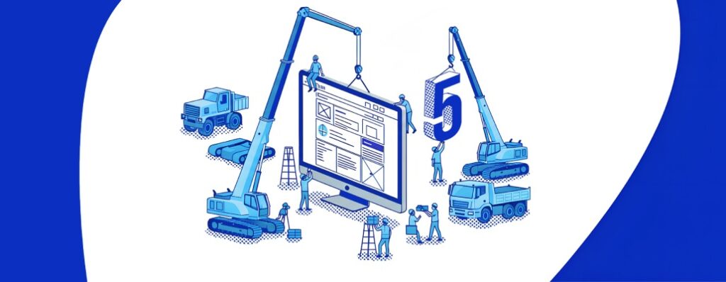 banniere 5 etapes cles site web