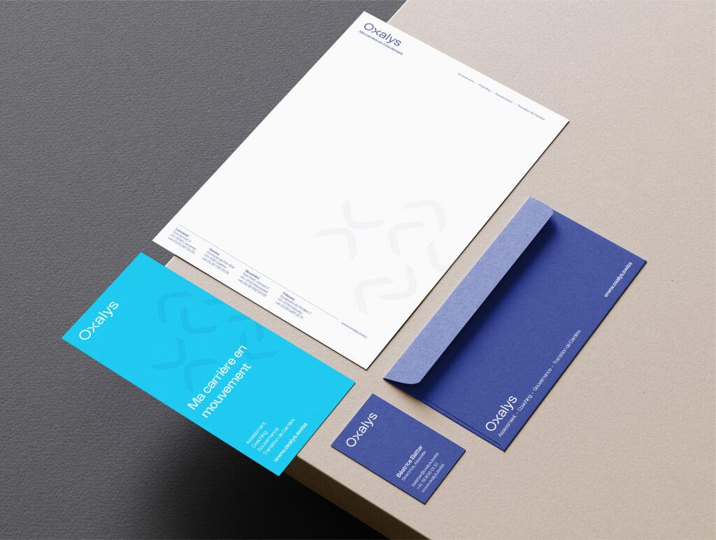 oxalys branding 02 papeterie
