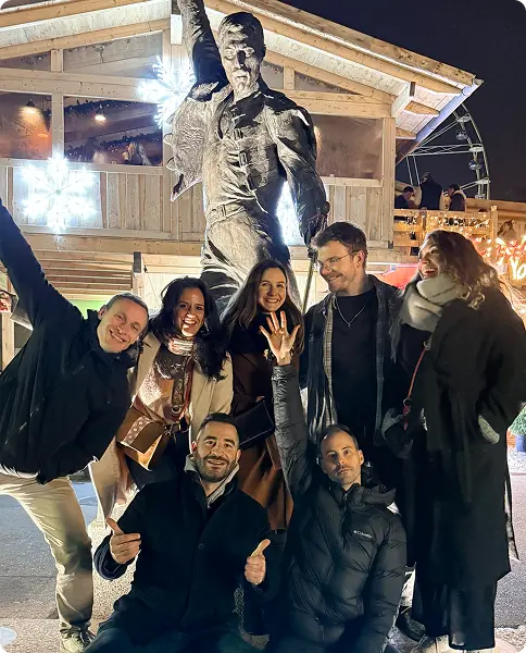 team tazmanie statue freddie mercury montreux